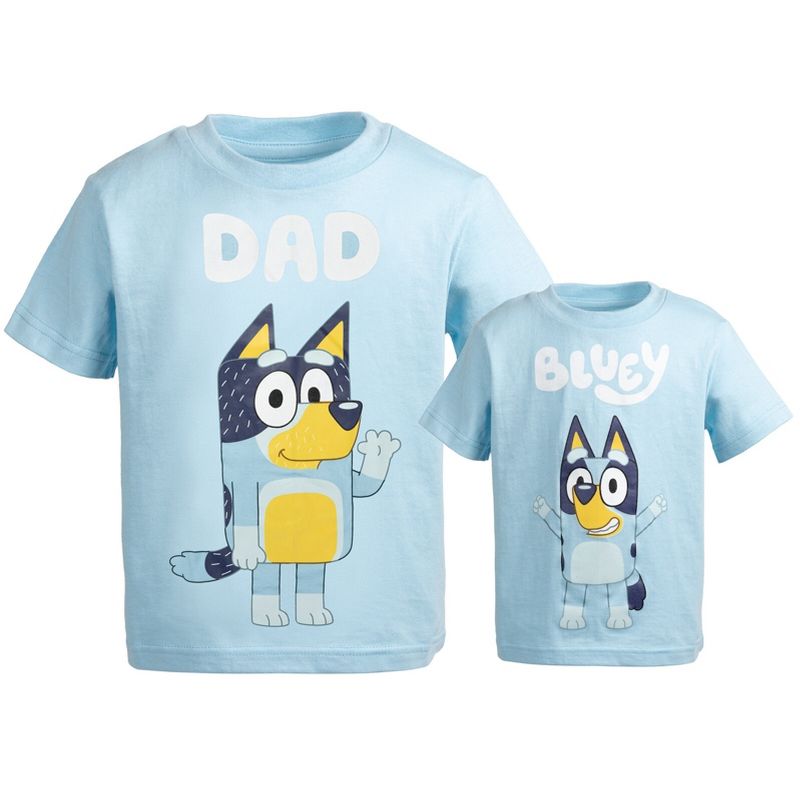 Bluey Mom Dad Bingo Matching Family T-Shirt Adult, 5 of 9