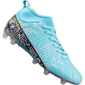 Vizari Saco MC Adult Soccer Cleats for Outdoor Play | Mid-Cut High Ankle Football Shoes with Sock | Professional Spikes High Top Football Cleats | Transparent Studs Soccer Cleats - 1 of 4