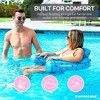 SWIMLINE ORIGINAL Inflatable U-Seat Water Float Lounger, Retro Flamingo - Fabric-Covered Floating Lounge Chair for Lake, River, Beach & Swimming Pool, - 3 of 4