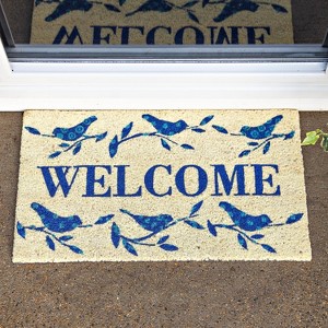 Welcome Birds Coir Mat - 1 of 3