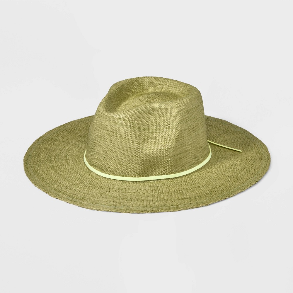 Ombre Paper Straw Panama Hat - Universal Thread™ Green L/XL