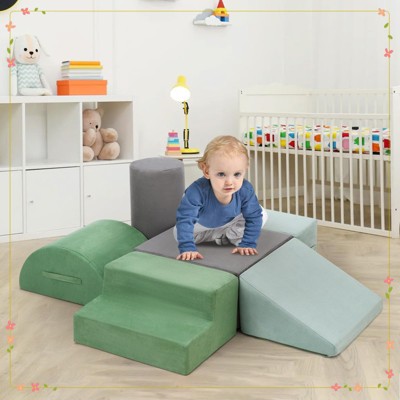 Foam Climbing Blocks for Toddlers - Soft Indoor Play Gym Set for Climbing