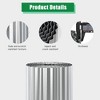 10x120 Inch Galvanized Metal Garden Edging – Durable Lawn & Flower Bed Border with Easy Installation - 4 of 4