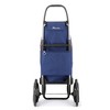 Rolser I-Max MF 6 Wheel Stair Climber Foldable Shopping Trolley Blue - 4 of 4