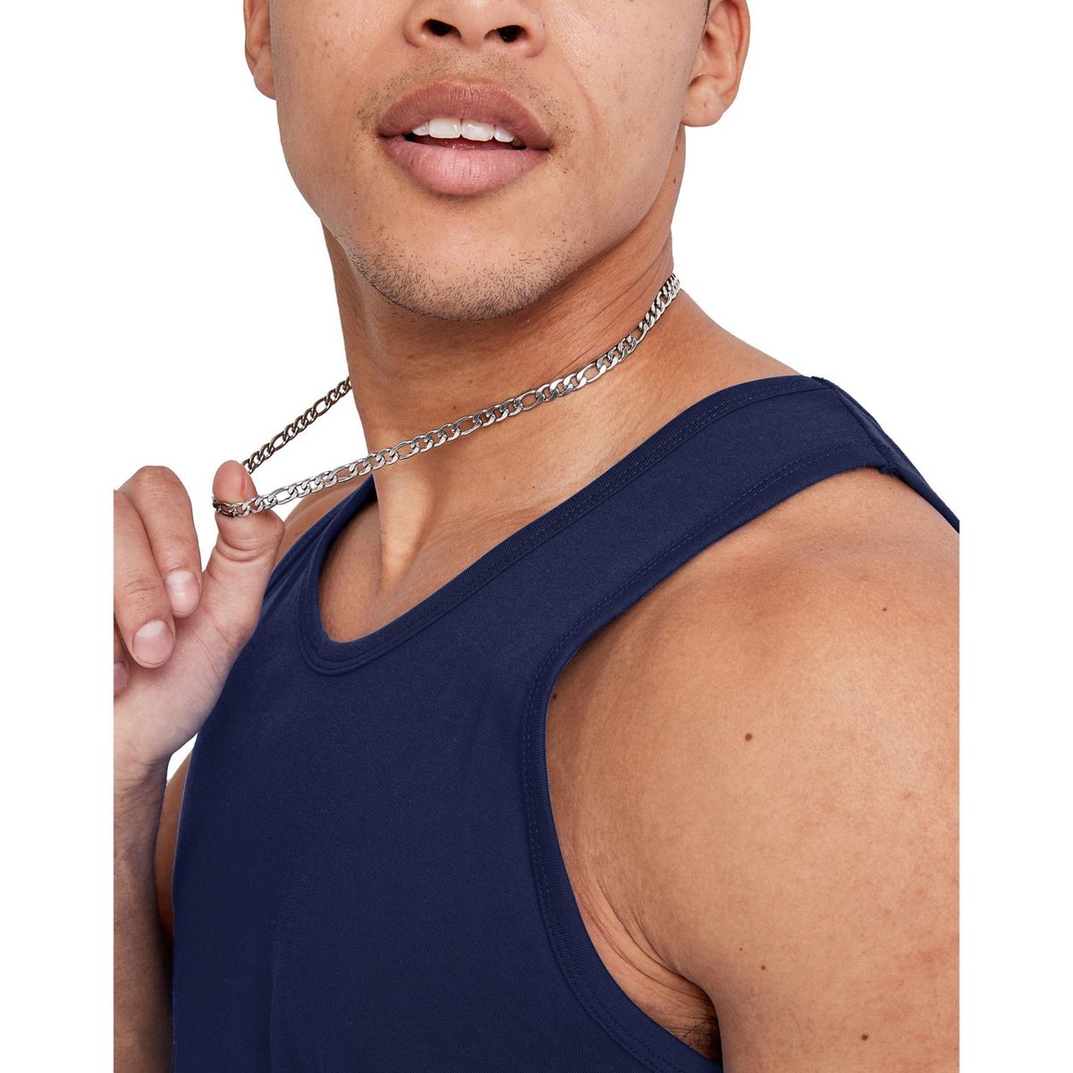 Hanes Essentials Men's Cotton Tank Top, 3-Pack - thumbnail 5