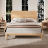 KIGFTSOD Mid-Century Modern 12 Inch Bamboo Wood Platform Bed with Wood Slat Metal Support, No Box Spring Needed, Easy Assembly - 2 of 4