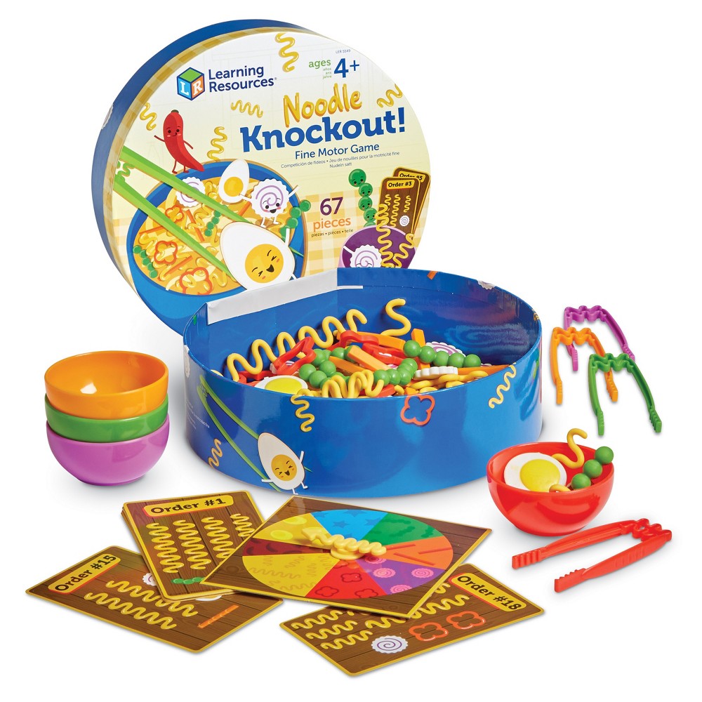 Photos - Board Game Learning Resources Noodle Knockout! Fine Motor Game 