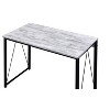 PAGED Computer Desk Modern Simple Office Desk with Wooden Desktop and Metal Frame for Office, Study - 3 of 4