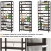 Aheaplus 6-Tiers Adjustable Shelving Unit,Bamboo Freestanding Display Storage Shelf - 4 of 4