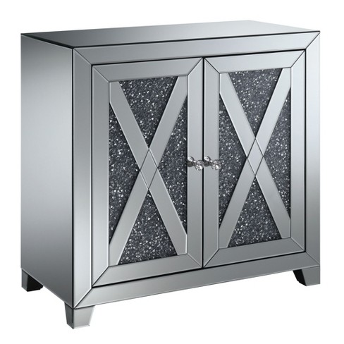 Allen Decorative Storage Cabinets Silver Iohomes Target