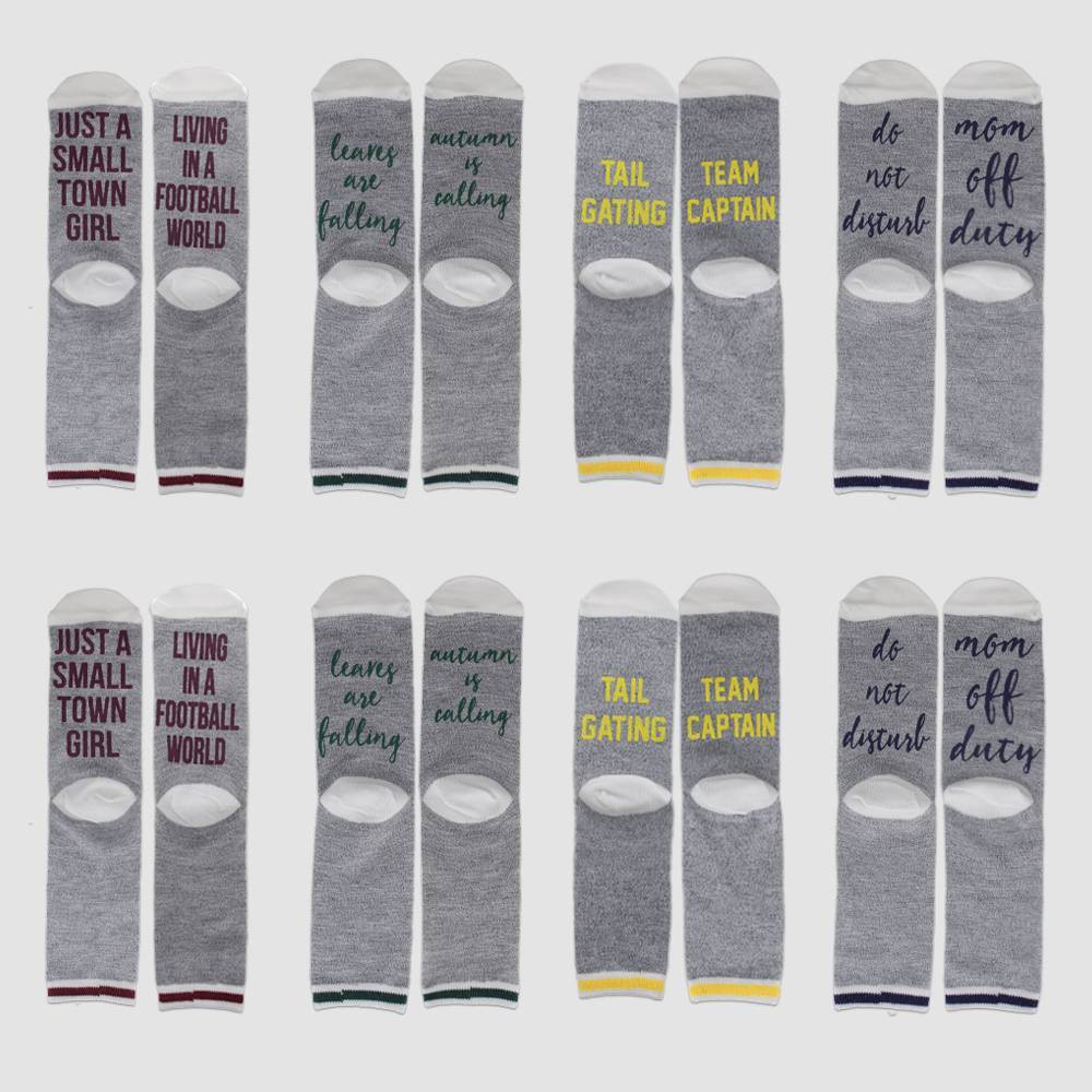 8pk Socks Fun Phrases - Bullseye's Playground , Black was $8.0 now $4.0 (50.0% off)