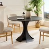 Sapphtopaz Round Dining Table Kitchen Table for 6 Modern Style Wood Dining Table for Dining Room - 2 of 4