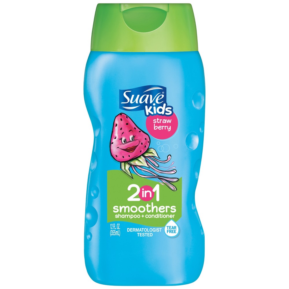 UPC 079400921109 product image for Suave Kids Strawberry Smoothers 2 in 1 Shampoo + Conditioner 12 oz | upcitemdb.com