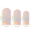 Arch Backdrop Cover 6ft Stretchy Backdrop Gradient Color Undersea Arched Stand Covers for Birthday Wedding Birthday Party Decoration, Multicolored - 4 of 4