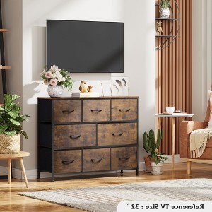8 Drawer Dresser for Bedroom, Fabric Storage Unit, Large Drawer Chest for Entryway & Living Room - 1 of 4