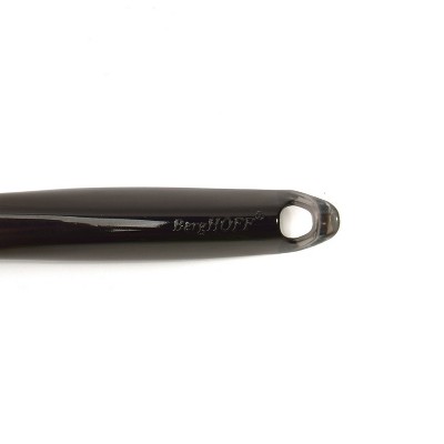 Orange and Black Silicone Salad Spoon, 12.87 inches