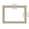 Amanti Art 18"x24" Mezzo Silver Framed Magnetic Dry Erase Board - 4 of 4