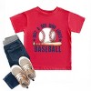 The Juniper Shop Just A Boy Who Loves Baseball Toddler Short Sleeve Tee - 3 of 4