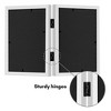 Americanflat 8x10 Hinged Picture Frame for 2 Photos - White - 4 of 4
