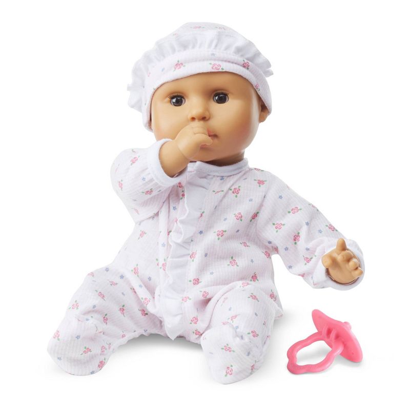 Melissa &#38; Doug Mine to Love Mariana 12-Inch Poseable Baby Doll With Romper and Hat, 1 of 11