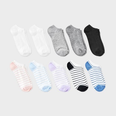 Women's 10pk Low Cut Socks - Dealworthy™ 4-10