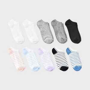 Women's 10pk Low Cut Socks - Dealworthy™ 4-10 - 1 of 3
