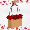 Unique Bargains Wedding Party Paper Flower Gift Bags with Handle 12 Pcs - 4 of 4