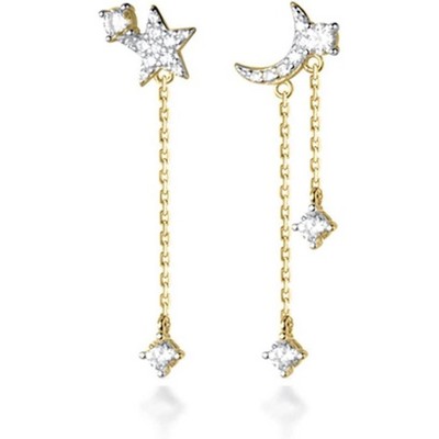 Reffeer Orecchini Crawler Foglie In Argento 925 Con Zirconi – Donne, Ipoallergenici, In Confezione Regalo