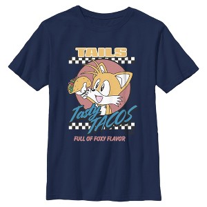 Boys Sonic the Hedgehog Tails Tasty Tacos T Shirt - 1 of 4