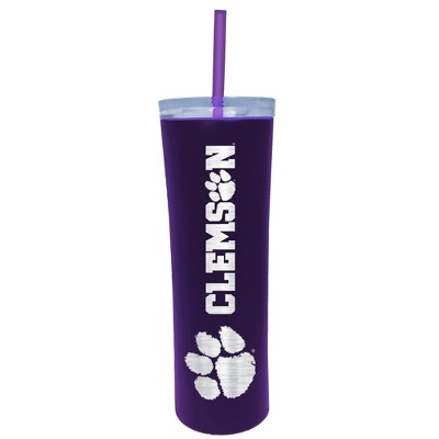 NCAA Clemson Tigers 18oz Stainless Steel Skinny Tumbler