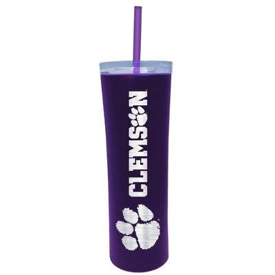 NCAA Clemson Tigers 18oz Stainless Steel Skinny Tumbler