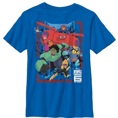 Boy's Big Hero 6 Hero Team Frame T-Shirt