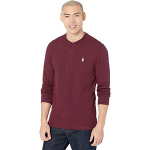 U.S. Polo Assn. Men's Long Sleeve Henley Thermal Shirt - 1 of 2