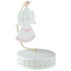 Roman Pink Ribbon Porcelain Angel Ornament With Hanger and Base #46721G - 2 of 2