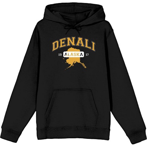 Elevation 7573 Denali, Alaska Adult Long Sleeve Hoodie - image 1 of 2