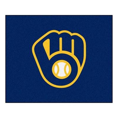 MLB Milwaukee Brewers 5'x6' Rug