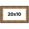PosterPalooza | Panoramic Museum Gold Picture Frame - UV Acrylic, Foam Board Backing, Hanging Hardware - 2 of 4
