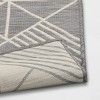 Geo Dimensional Tapestry Rectangular Woven Outdoor Area Rug Gray - Threshold™ - 4 of 4