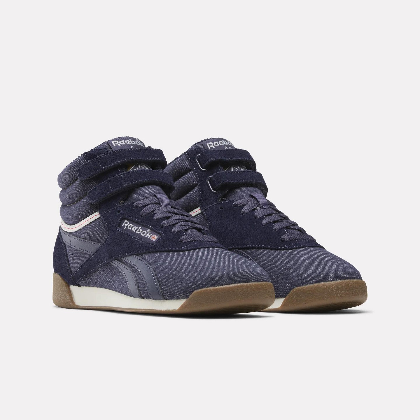 Женские кроссовки Reebok Freestyle Hi Shoes Size 5 DARKINDIGO/CHALK/GUM — фото 4