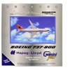 Boeing 737-800 Commercial Aircraft "Hapag-Lloyd" White with Orange and Blue Stripes 1/400 Diecast Model Airplane by GeminiJets - 3 of 3