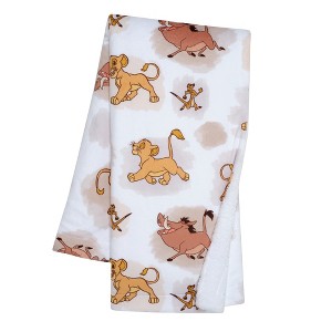Lambs & Ivy Disney Baby Lion King Safari Soft White Fleece Baby Blanket - 1 of 4