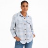BeachLunchLounge Taelyn Women's Cozy Soft Shacket | Morning Mist - 2 of 4