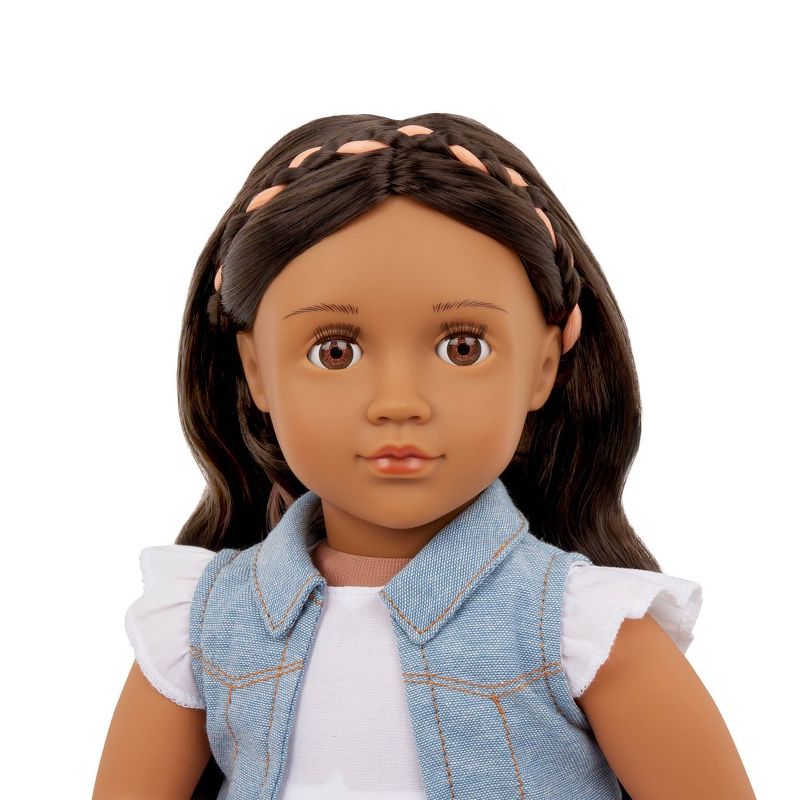 Our Generation Perla 18&#39;&#39; Hair Grow Doll &#38; Styling Accessories Set, 6 of 10