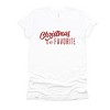 Simply Sage Market Christmas Is My Favorite Short Sleeve Tee - M - White - 2 of 4