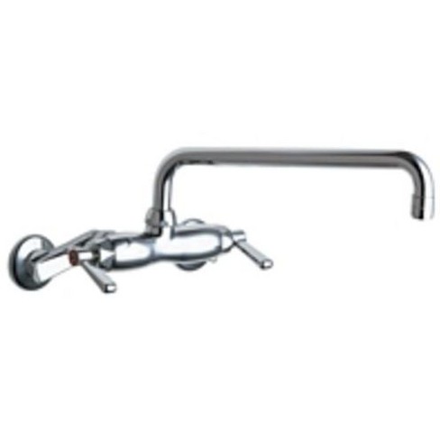 Chicago Faucets 445 L12e35ab Wall Mounted Pot Filler Faucet With
