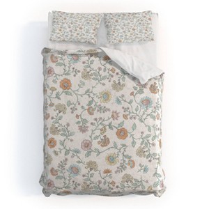 Deny Designs 3pc Full/Queen Schatzi Brown Jaipur Faded Pastels Duvet and Sham Set - 1 of 4