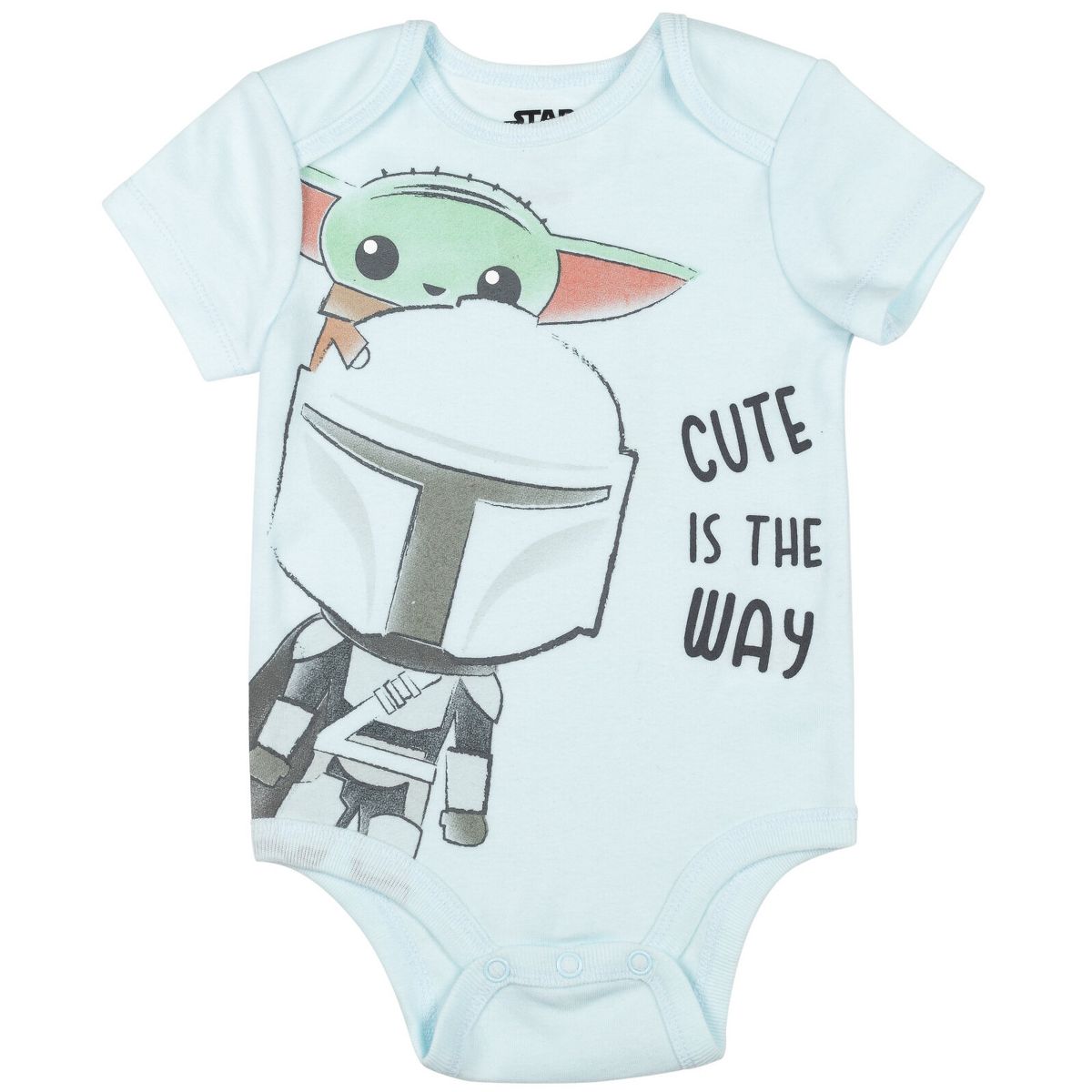 Star Wars Baby 5-Pack Short Sleeve Bodysuits Newborn to Infant - thumbnail 2
