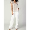 Women's Eliza Flutter Sleeveless Blouse - current air - 4 of 4