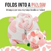 Strawberry Cow Adult Snugible Blanket Hoodie & Pillow - 3 of 4