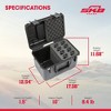 SKB Microphone Hard Case, 8-Slot Foam Interior with Cable Storage and Wheels - 3 of 4